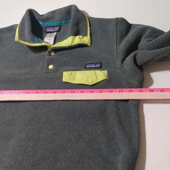 Patagonia Women's Synchilla Snap T Fleece Pullover Grey M - Picture 5 of 8
